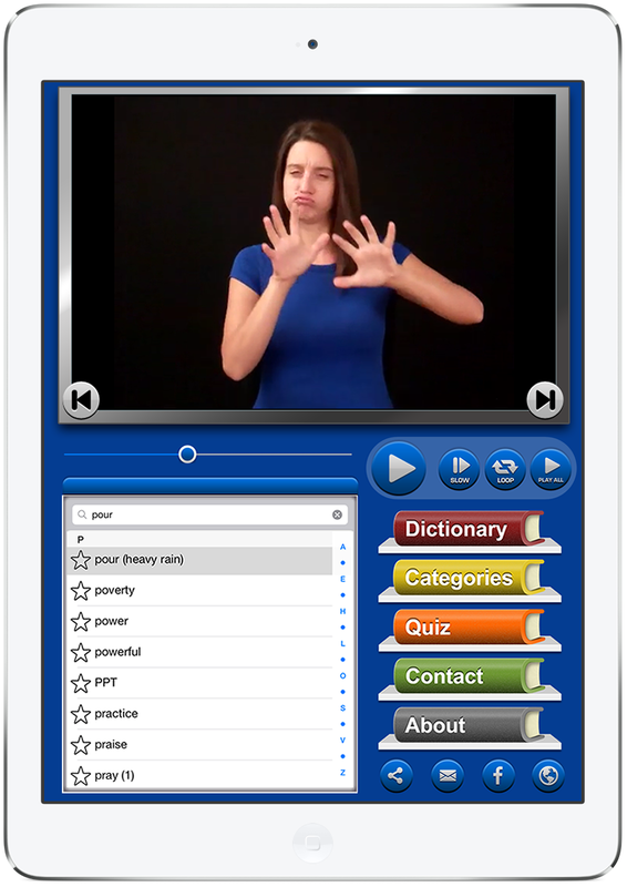 iPad Sign Language Dictionary HD